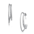 Triple Multi Shape Hoop Earrings