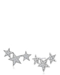 Triple Star Mini Crawler Earrings