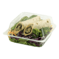 World Centric 7x7x3" (24oz) Hinged Clamshell, Clear (QTY:250)