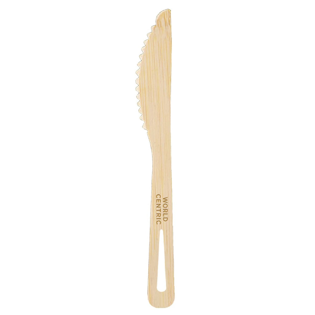 World Centric 6.7" Bamboo Knives - Wrapped (QTY:750)