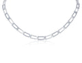 CZ Link Collar Necklace