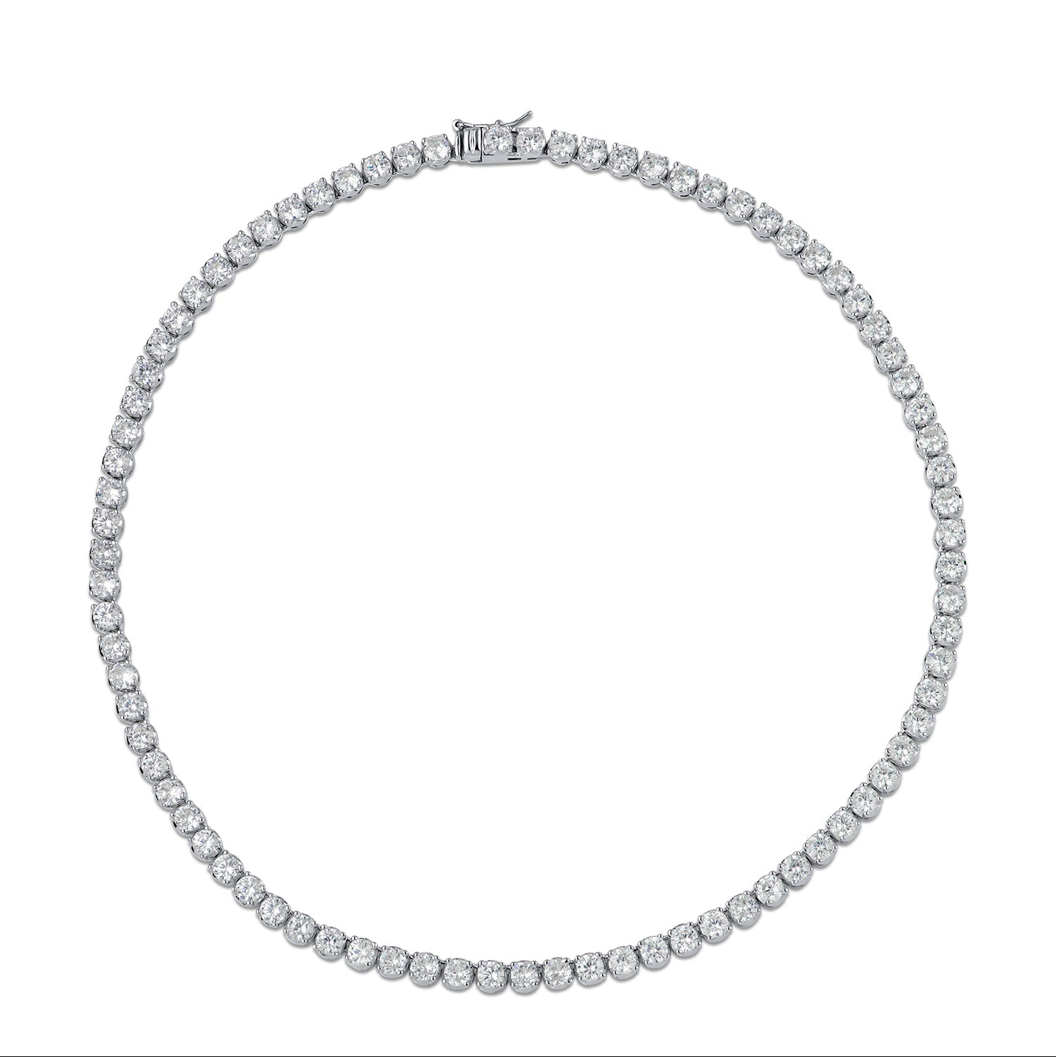 16" Round Tennis Necklace