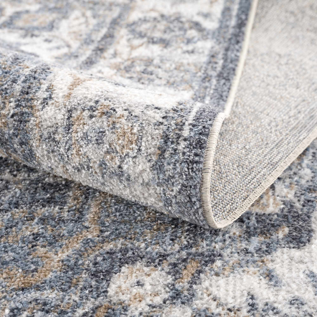 Aurum Blue Washable Area Rug