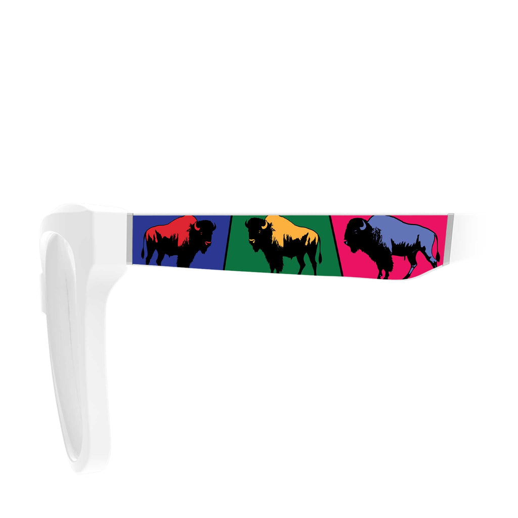 American Bison - White