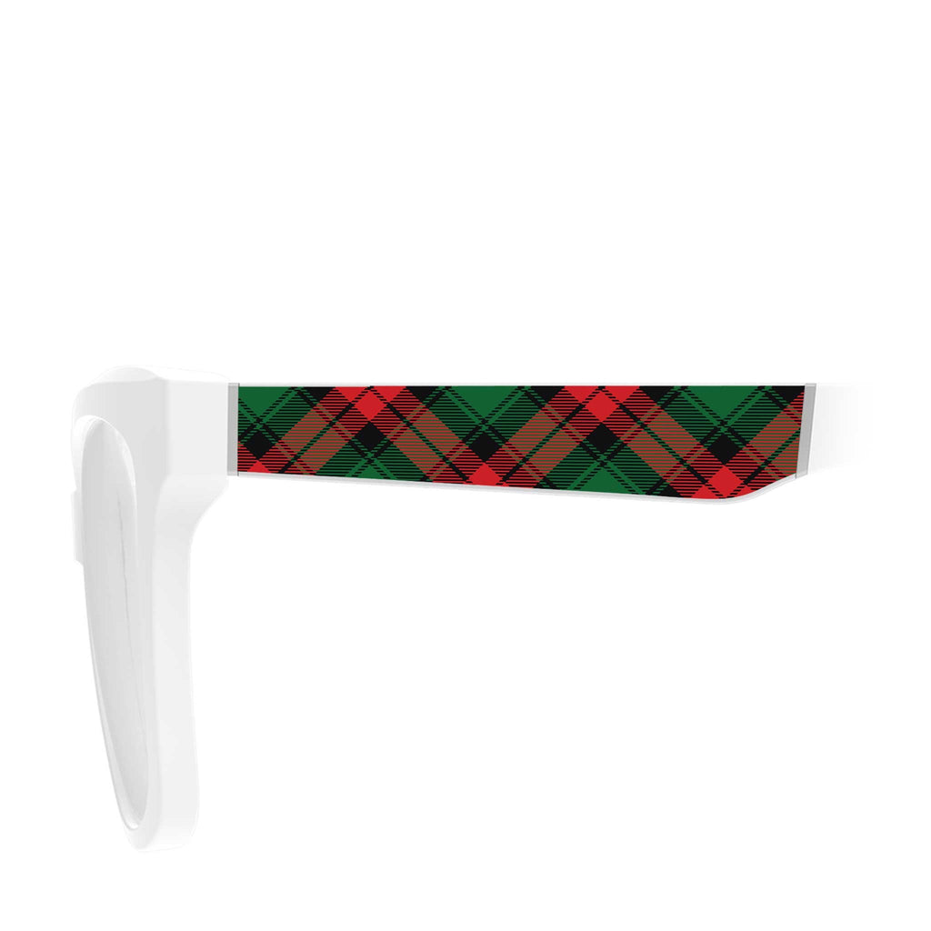 Mistletoe Plaid - White