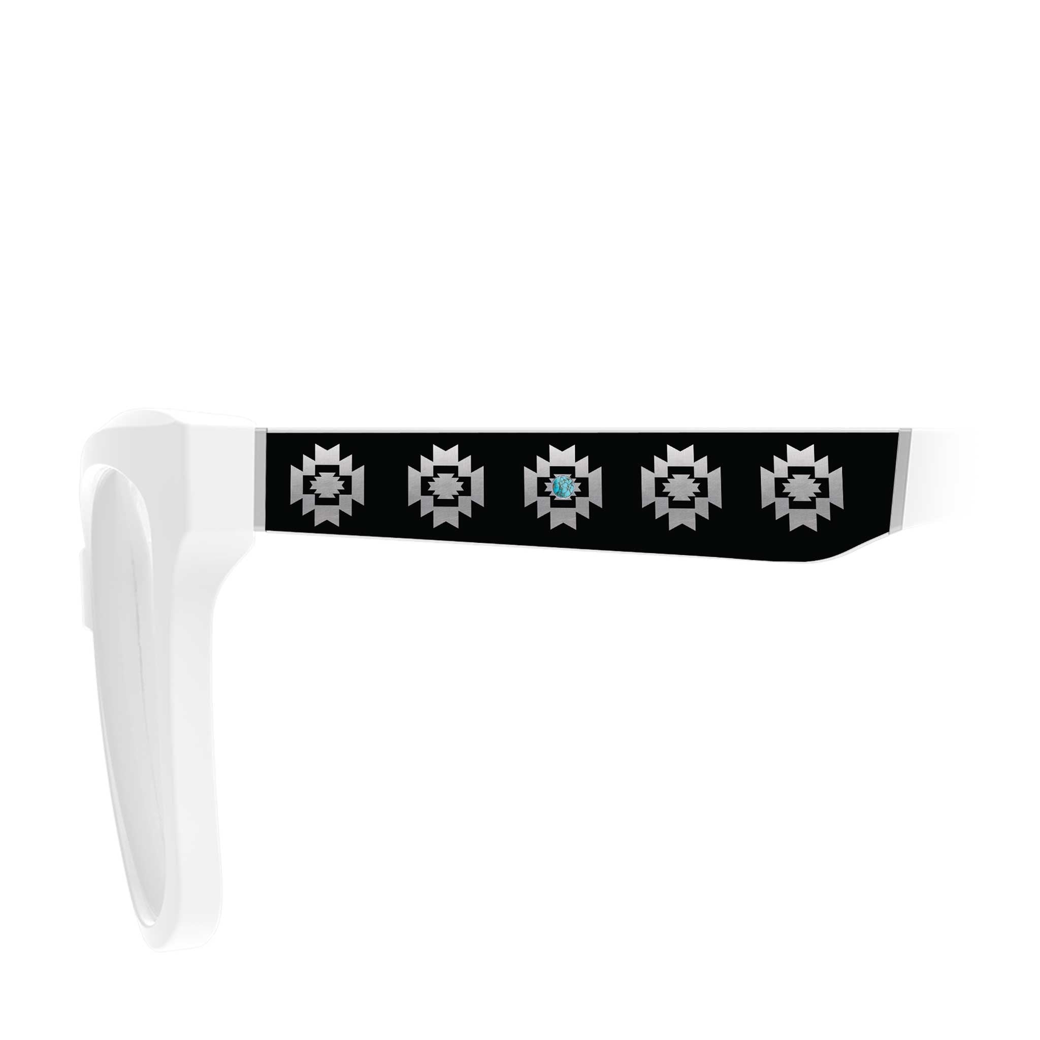 Tribal Pattern - White