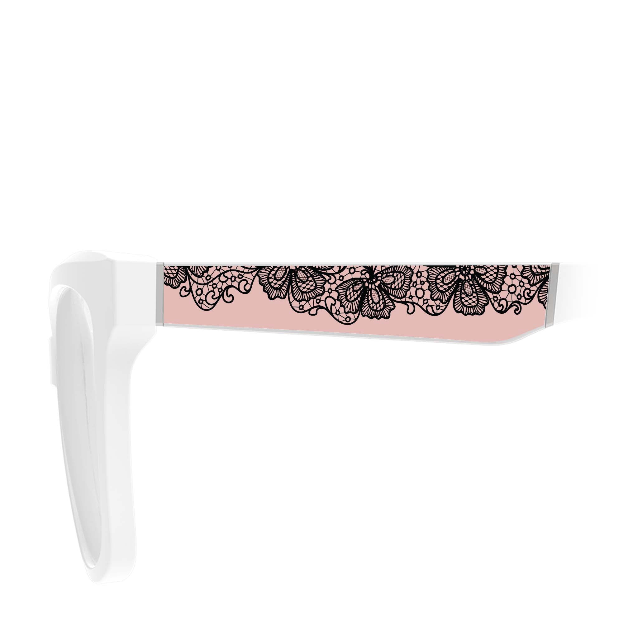 Pink Shadow - White