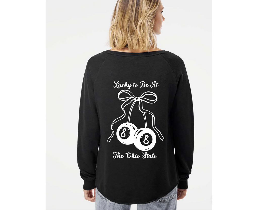 Customizable: Lucky 8 Cherry Coquette Sweatshirt