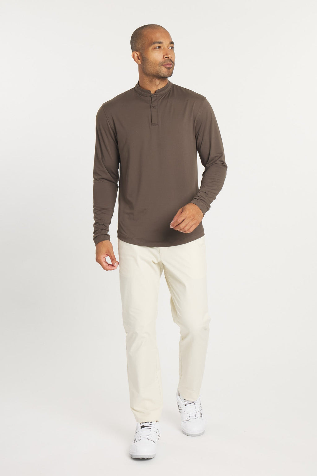 Catalyst Polo L/S | Mantra Collar | Woods