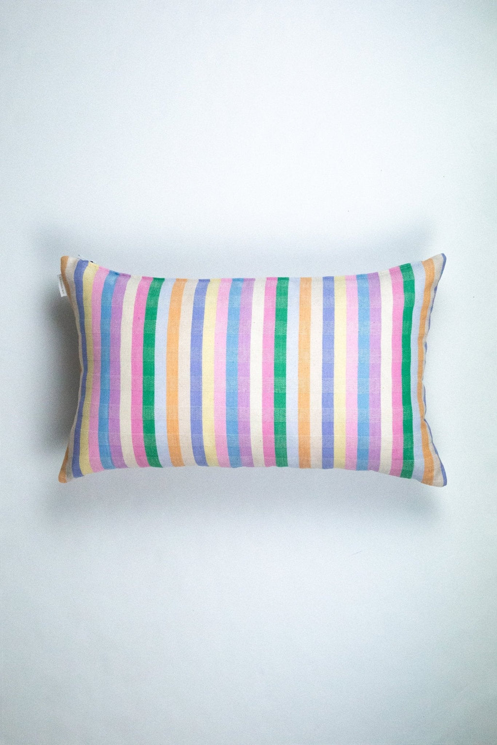 Maxine Pastel Rainbow Stripe Pillow
