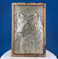 Large Hand Pounded Metal Bear Wall Art. Rustic Animal Relief for Cabin or Kids Room. Gift For Dad Hunter Animal Lover. Whimsical Bear Portrait.