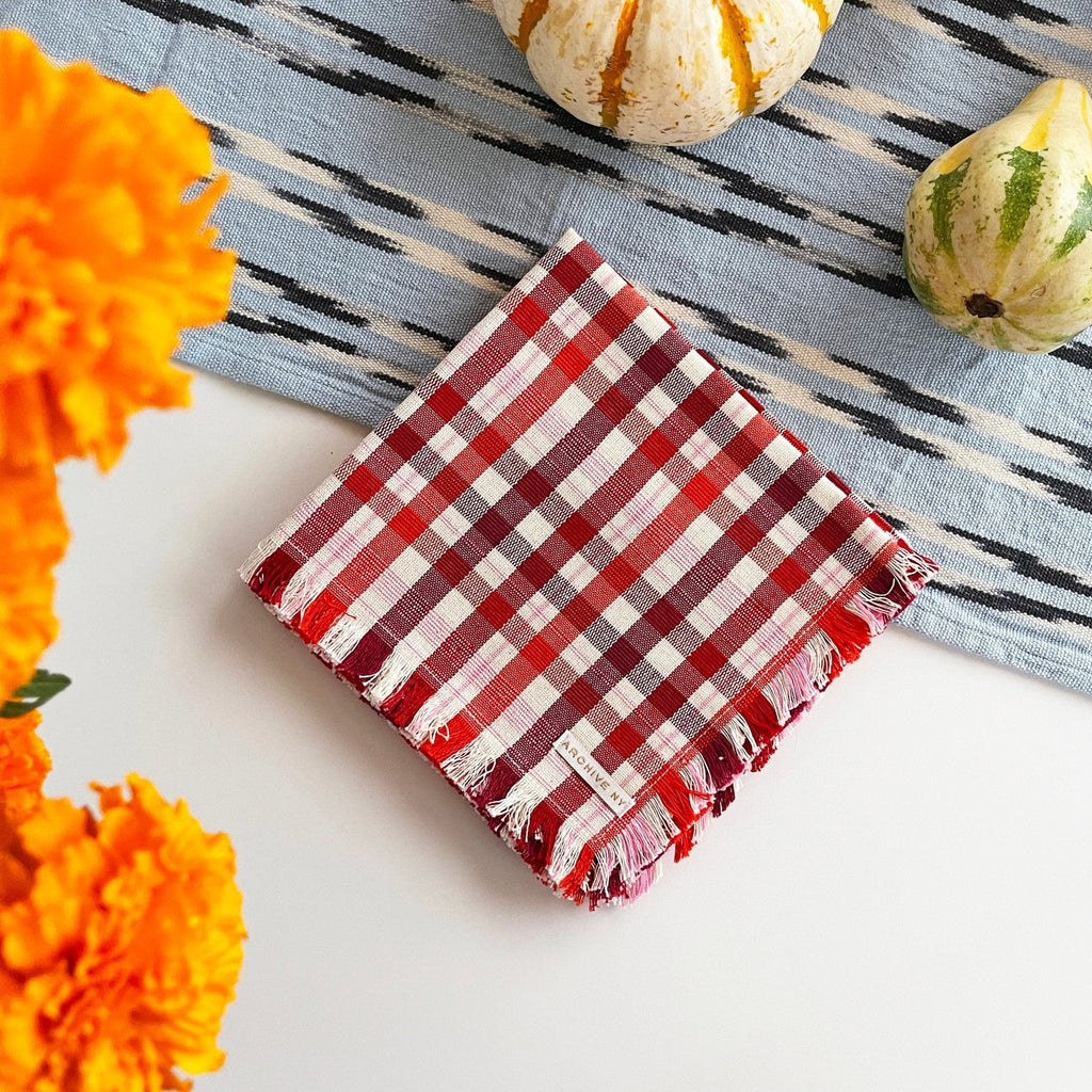 Noel Plaid Party Napkin