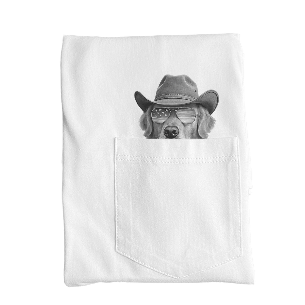 Ready-Made Peeking Pet Pocket Tee