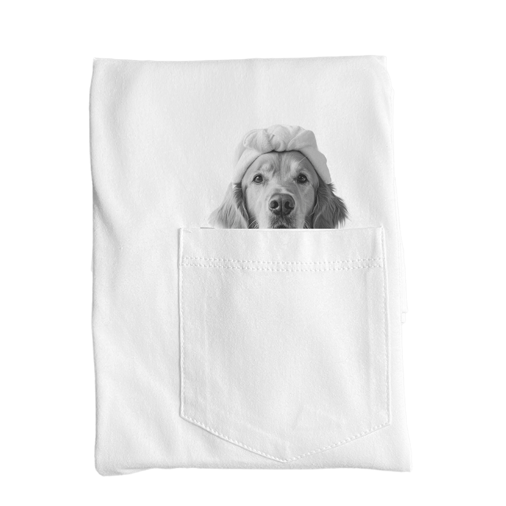 Ready-Made Peeking Pet Pocket Tee