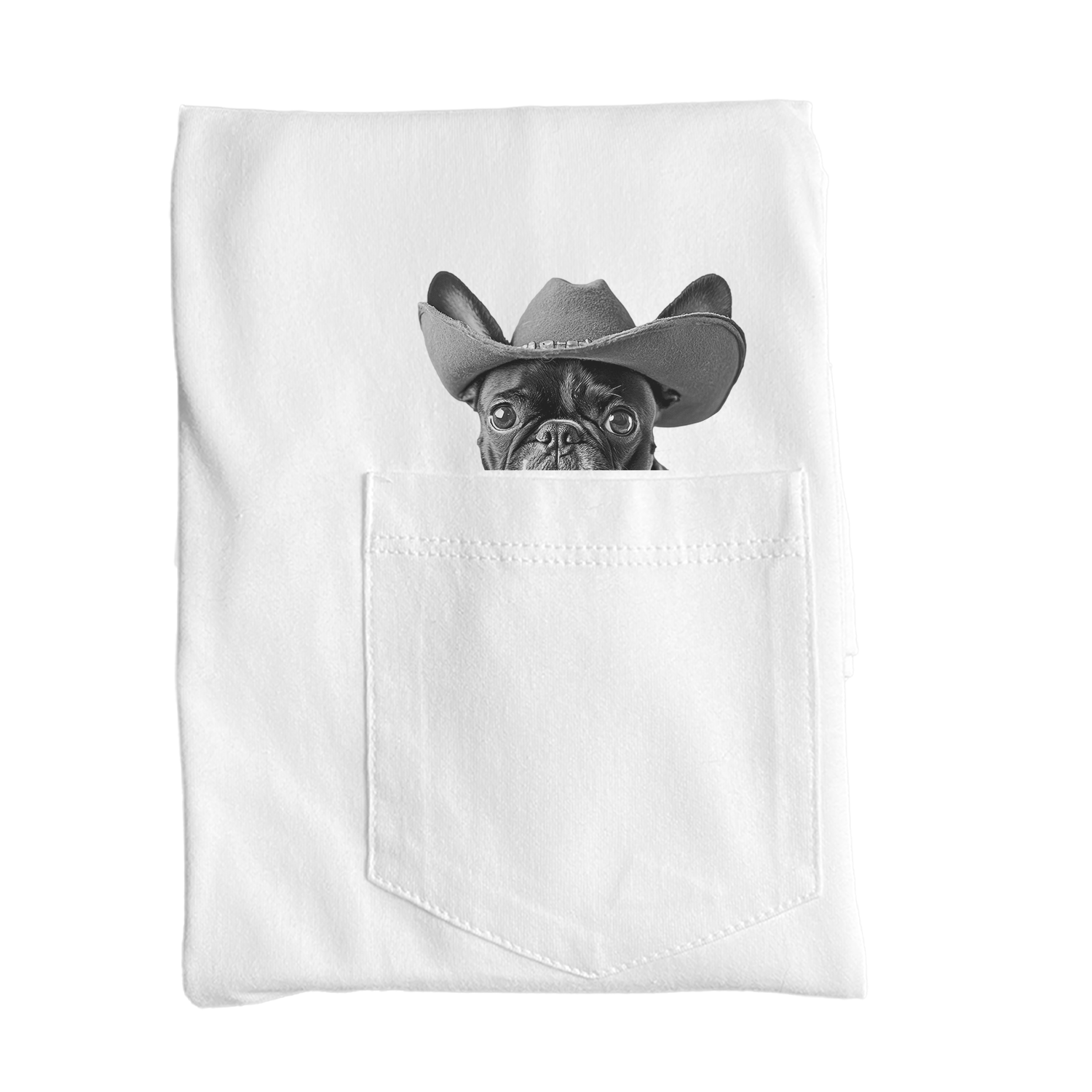 Ready-Made Peeking Pet Pocket Tee