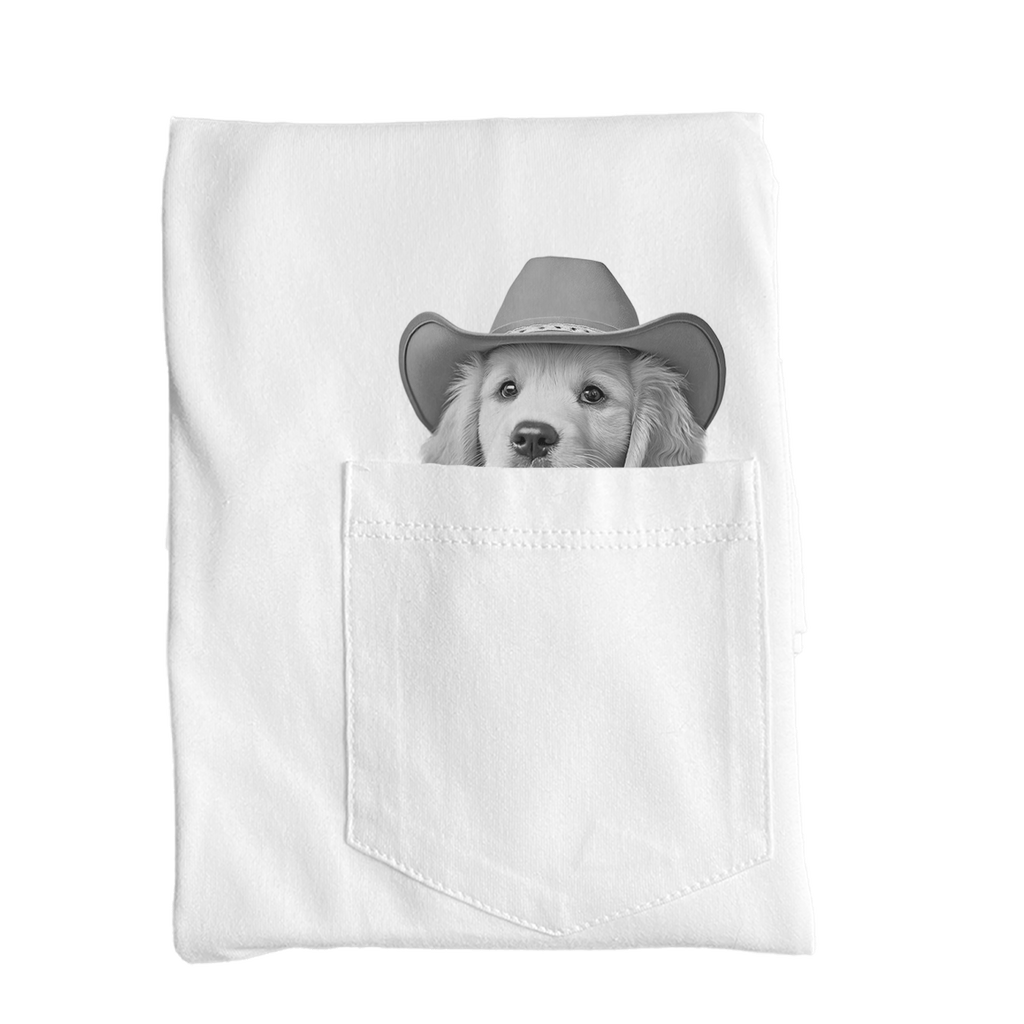 Ready-Made Peeking Pet Pocket Tee