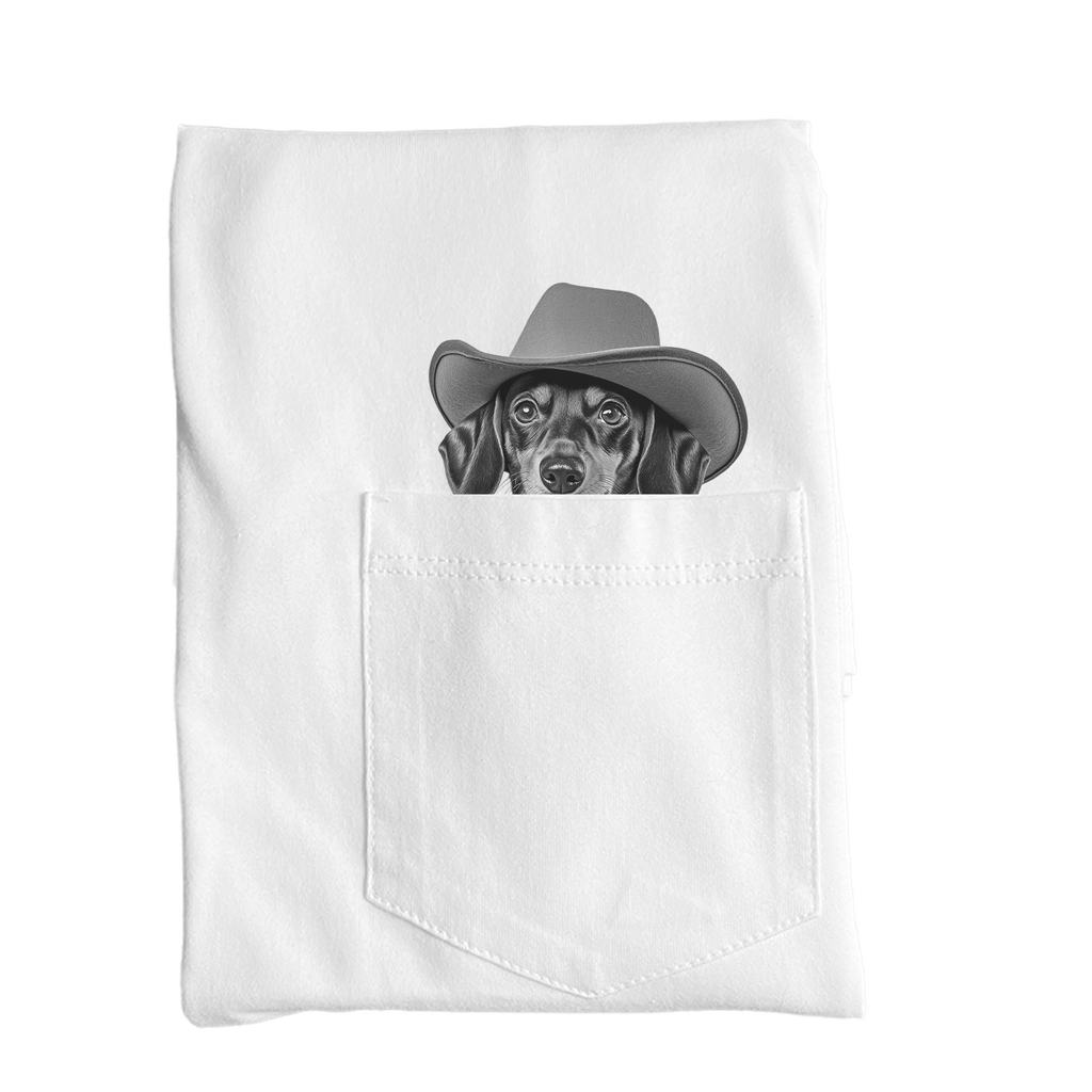 Ready-Made Peeking Pet Pocket Tee