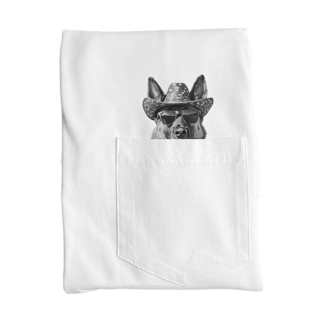 Ready-Made Peeking Pet Pocket Tee