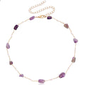 Beach Colorful Natural Irregular Stone Necklace