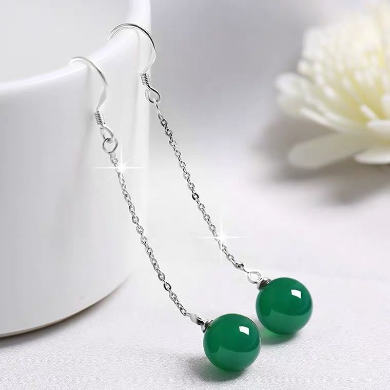 Fashion Agate Drop Earrings