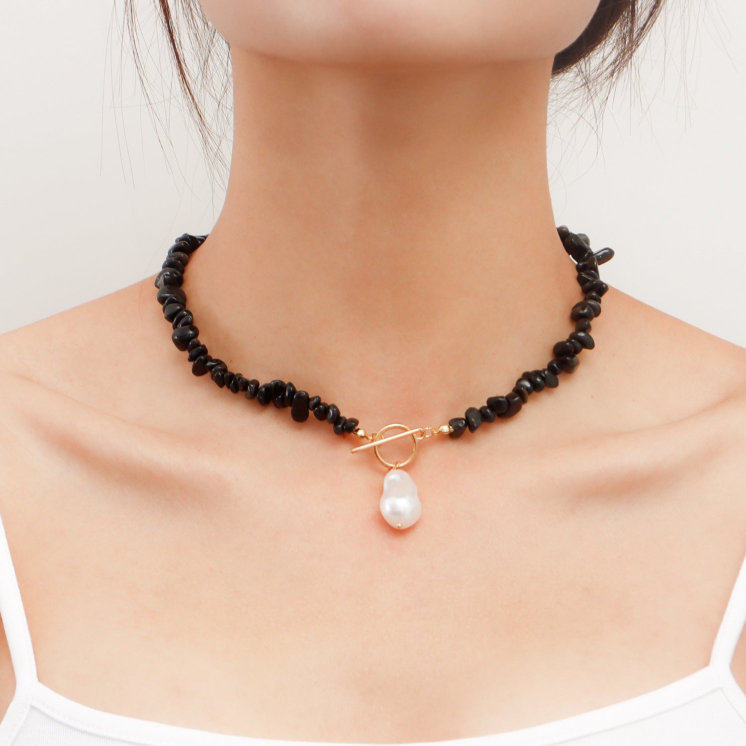 Gemstone Chip Natural Stone Necklaces