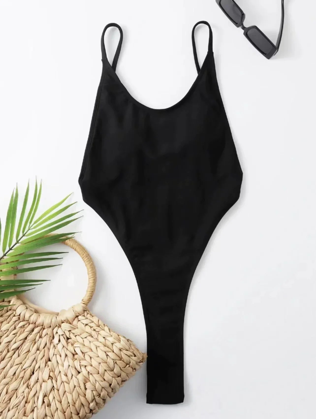 Bronzing High Waist Backless Monokini