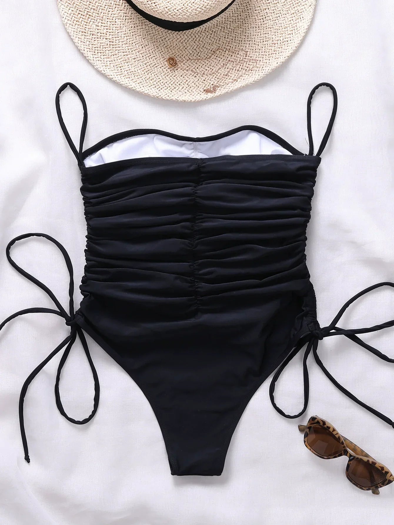 Slimming Ruched High Cut Monokini