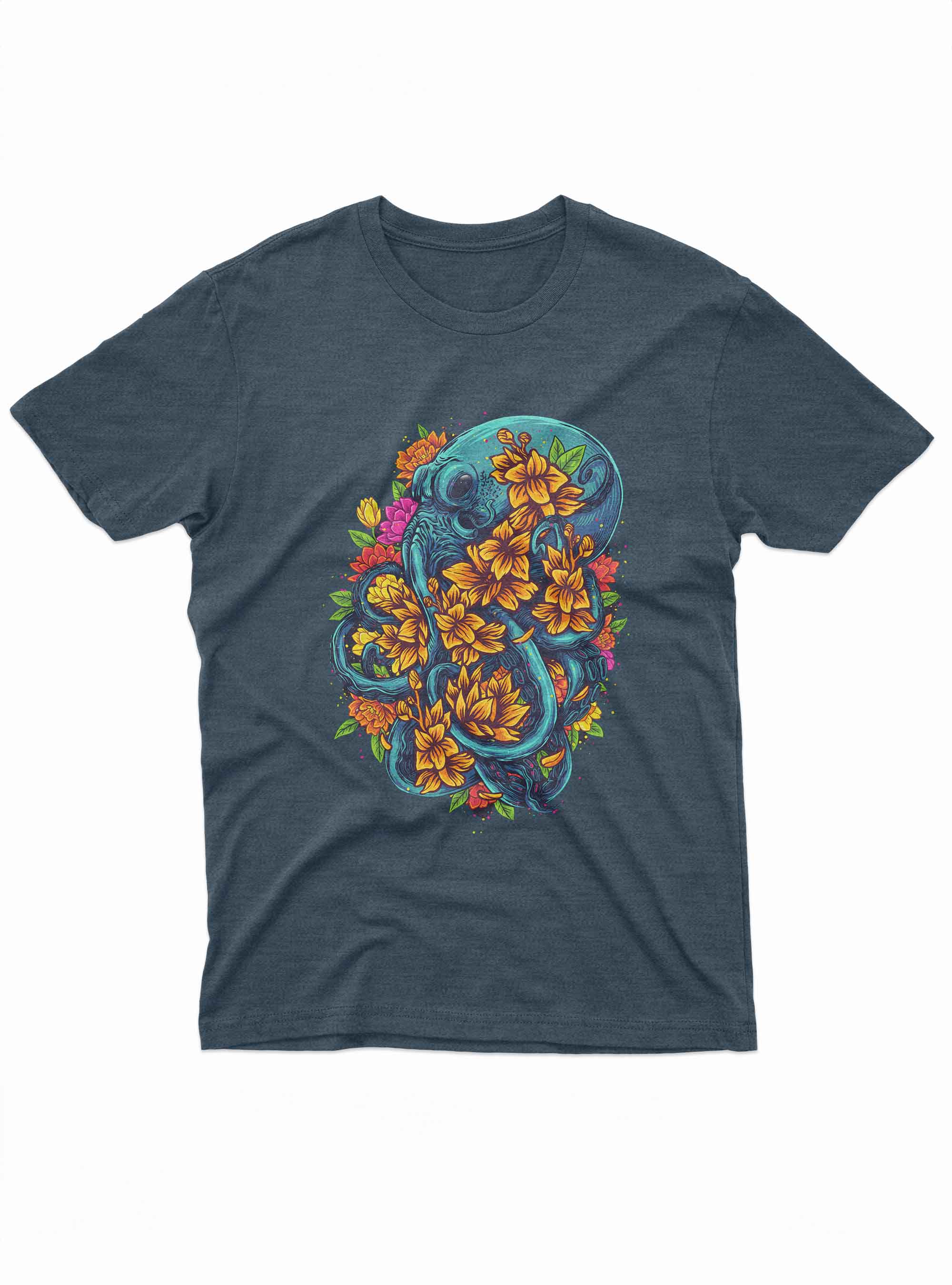 Octopus Floral Tee