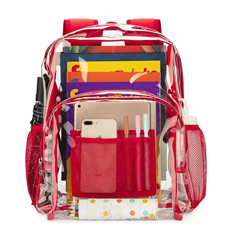 Transparent Large Capacity Waterproof Schoolbag Backpack