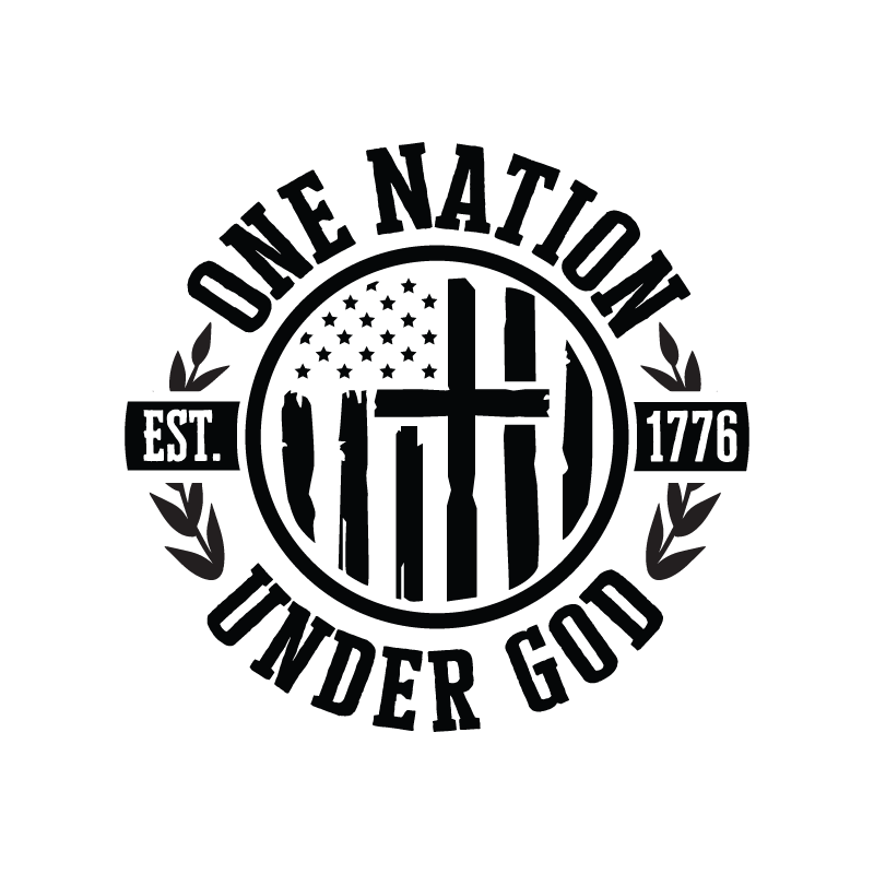 One Nation Cross Window Jeep Graphic