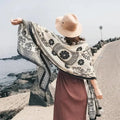 Oversized Boho Cotton Beach Blanket