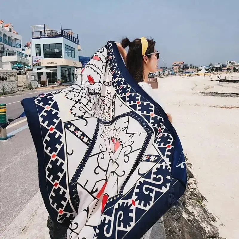 Oversized Boho Cotton Beach Blanket