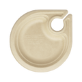 World Centric 7" Compostable Party Plates with Wine Glass Holder (QTY 1000), SKU PL-SC-7WN-LFS