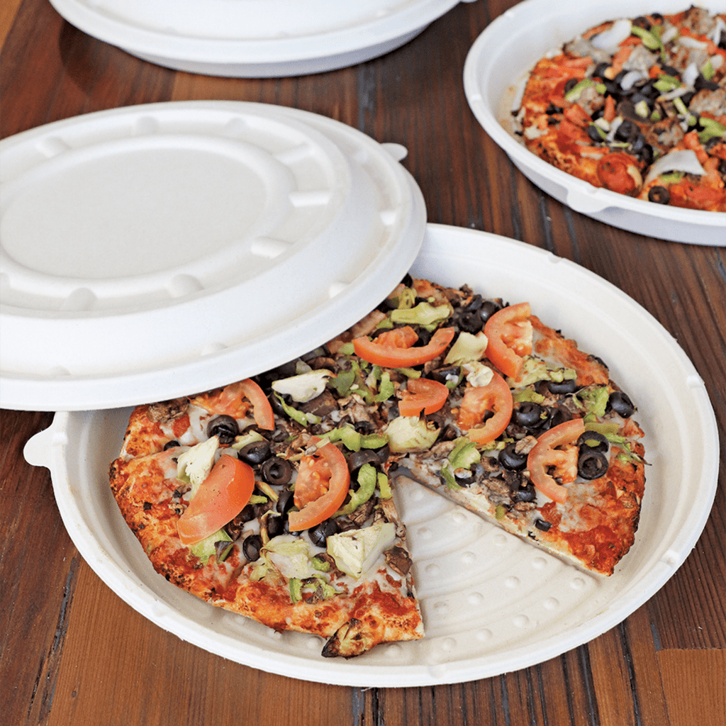 World Centric 10" PizzaRound Tray - Lid sold separately (QTY:200)