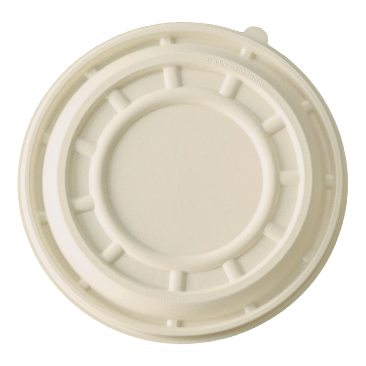 World Centric LID Fiber 10" PizzaRound - Base sold separately (QTY:200)
