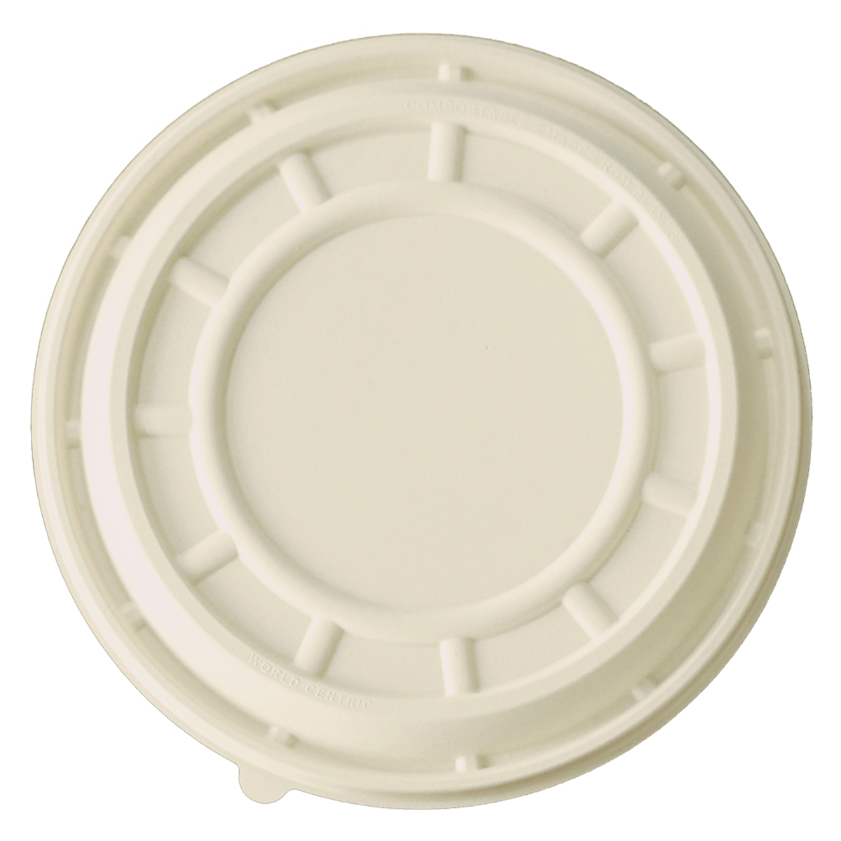 World Centric LID Fiber - 12" PizzaRound - Base sold separately (QTY:200)