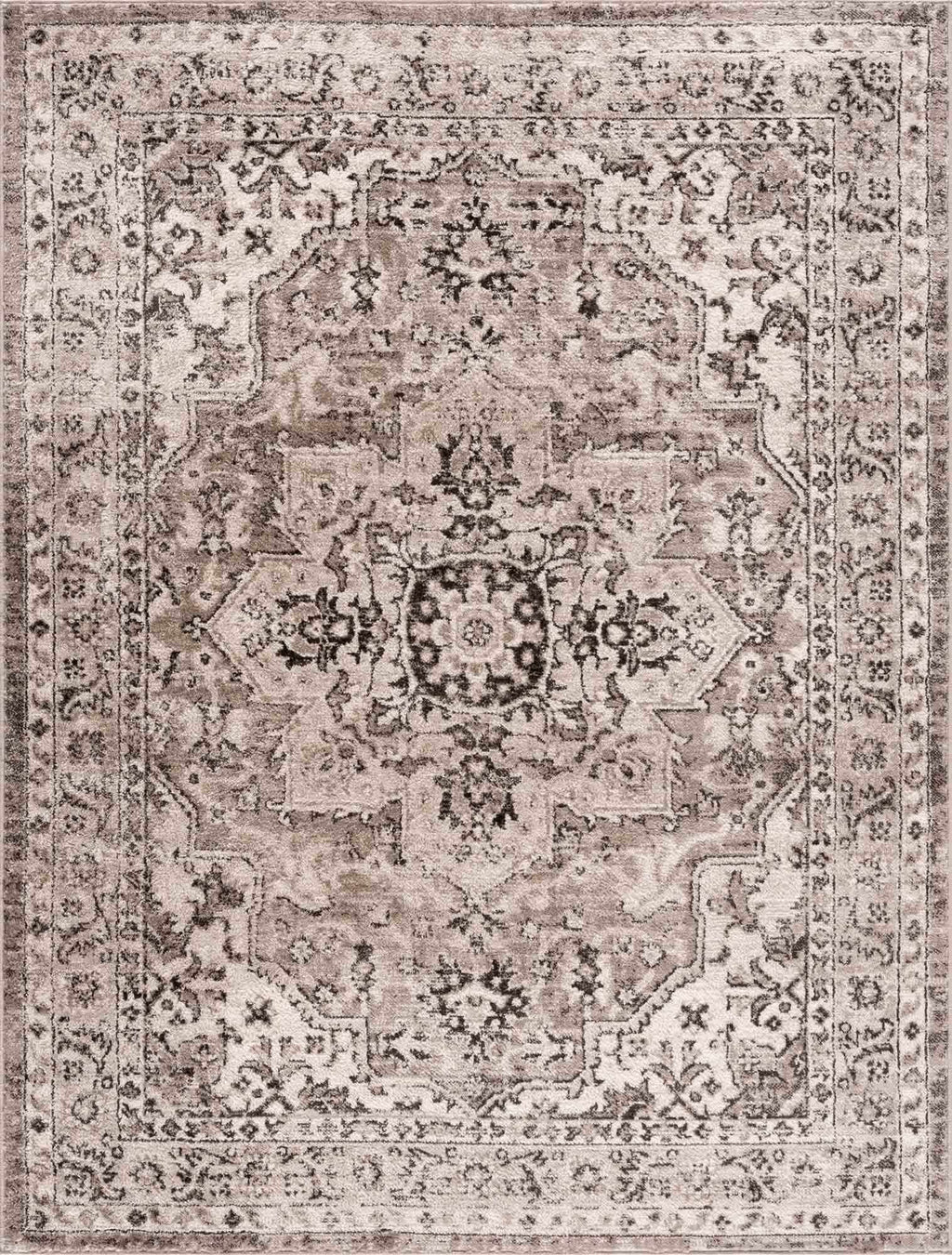 Albie Beige Area Rug