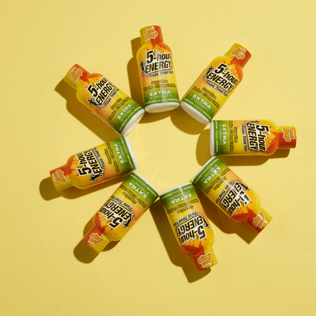 24 Pack 5-hour ENERGY Extra Strength Shots, Peach Mango Flavor Flavor, 1.93 Fl Oz