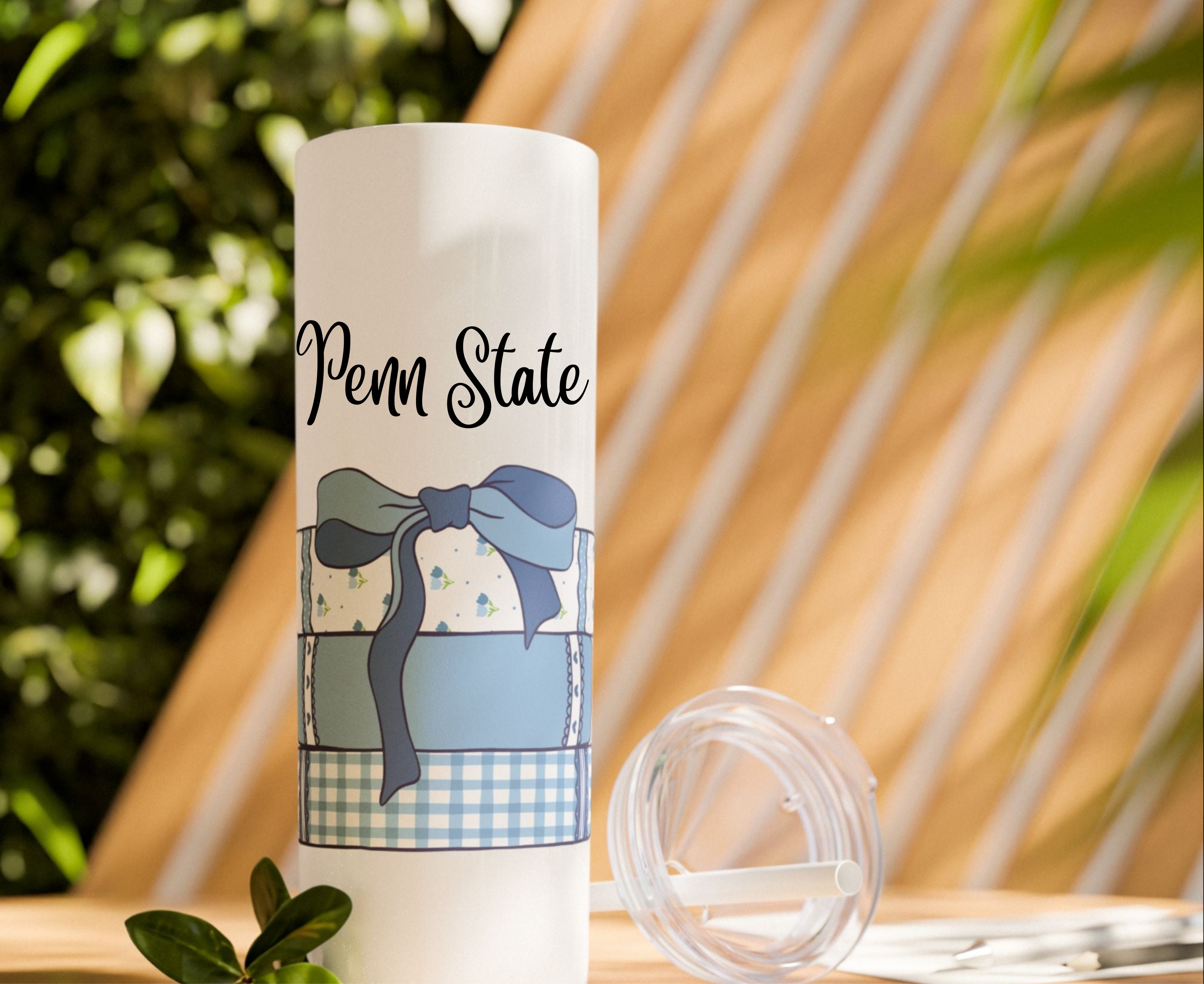 Customizable: Girly Book Club Skinny Tumbler with Straw, 20oz | Perfect for Events, Gifts, Coffee, and Summer Drinks