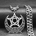 Celtic Moon Design Necklaces
