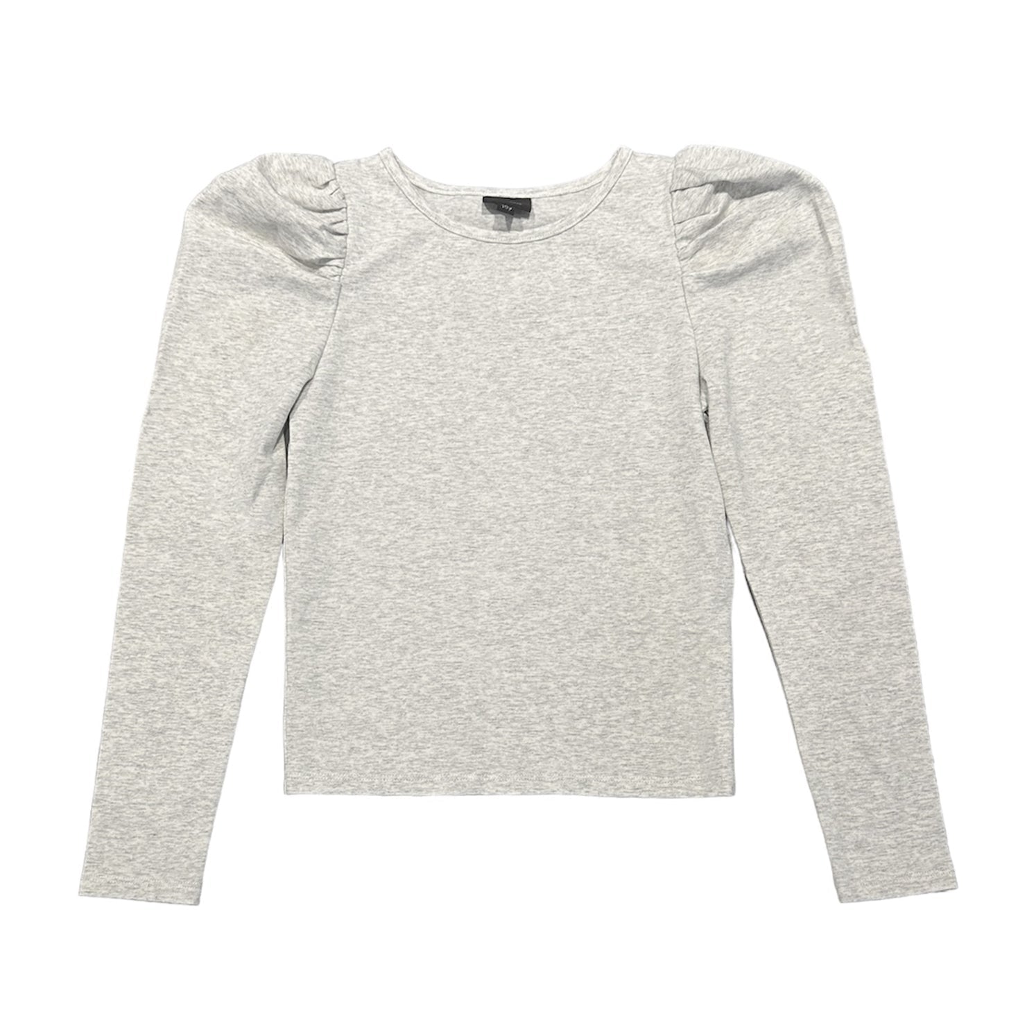 AA Black Puff Sleeve Cotton Top