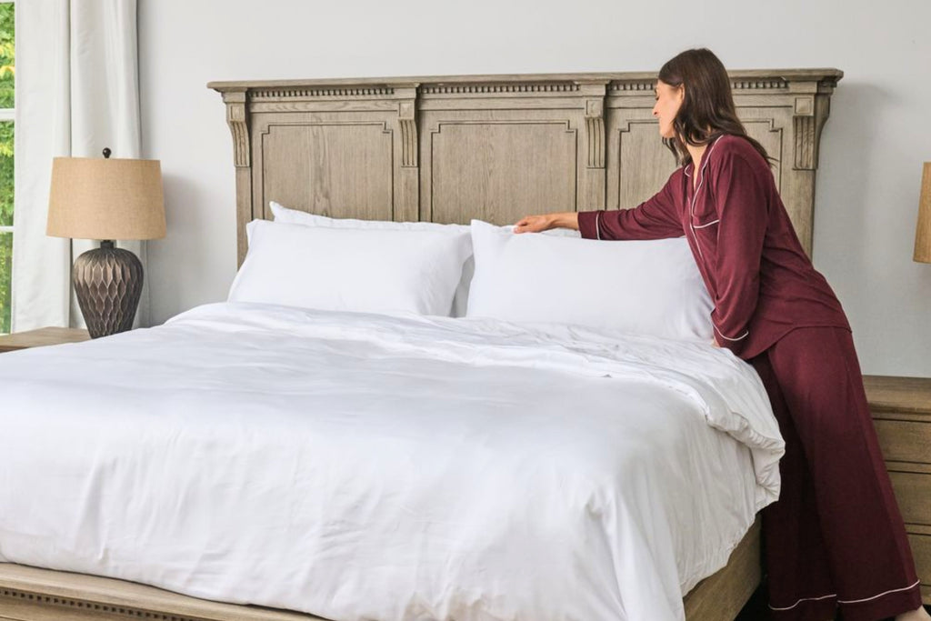 Down + Feather Chamber Pillow