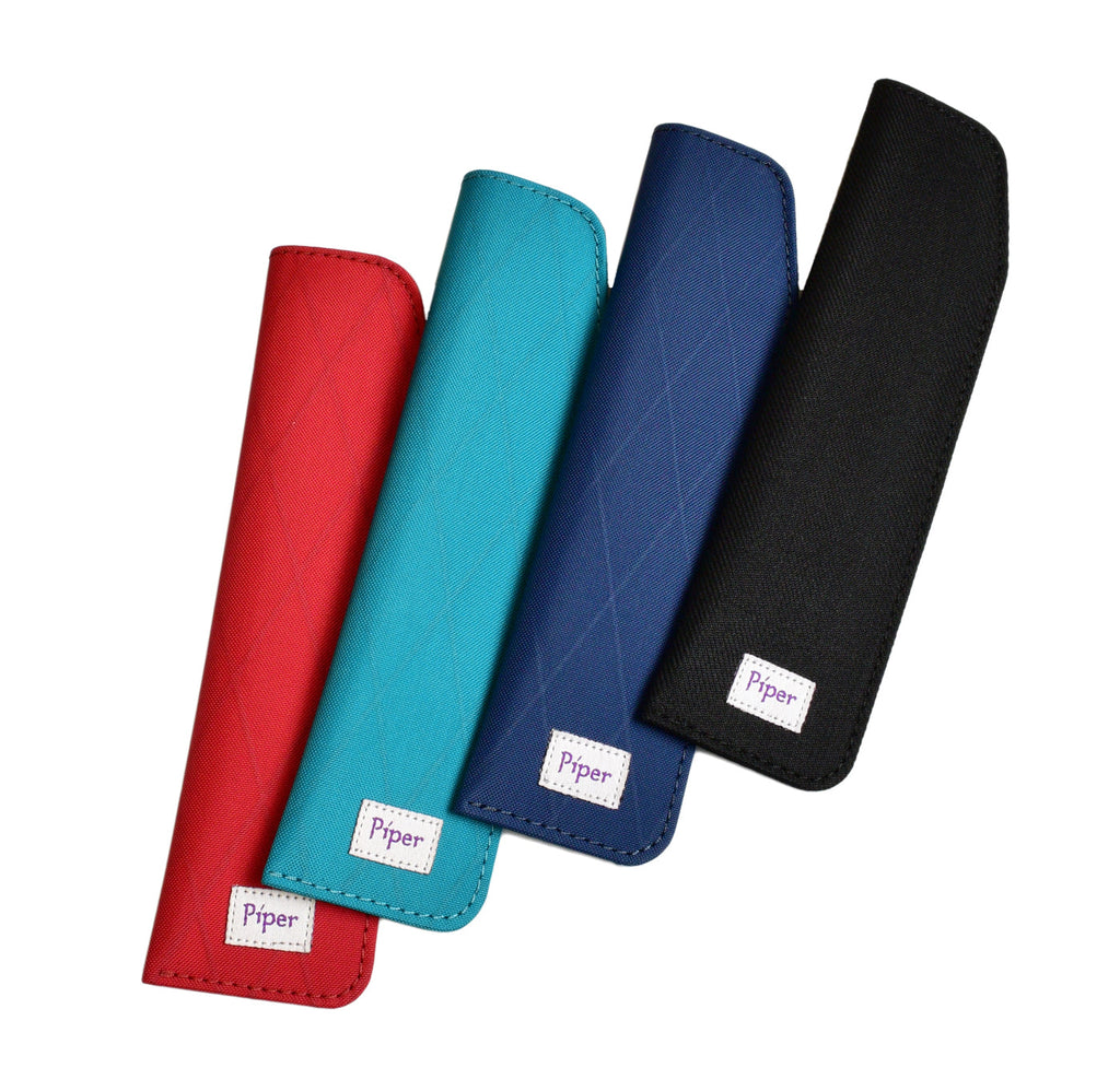 Piper Large Pen Sleeve - Black Fabric