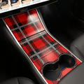 Tartan Plaid | Tesla Center Console Wrap Kit | Model Y ’19-20