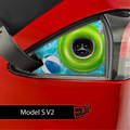 Pool Party Tesla Charge Port Wrap | Model S