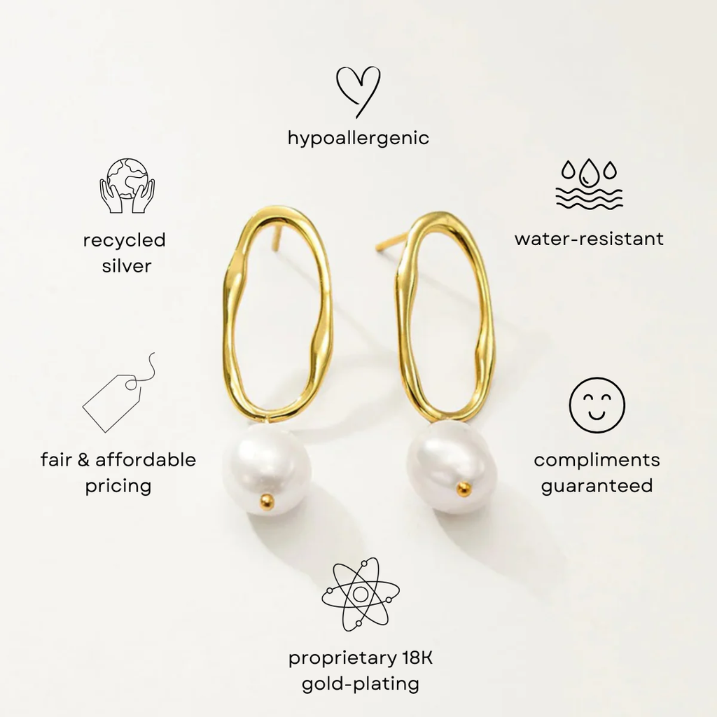 Rosalyn Vermeil Earrings