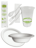 Party Kit: Plates, Cold Cups, Bowls, and Cutlery (50 Sets)