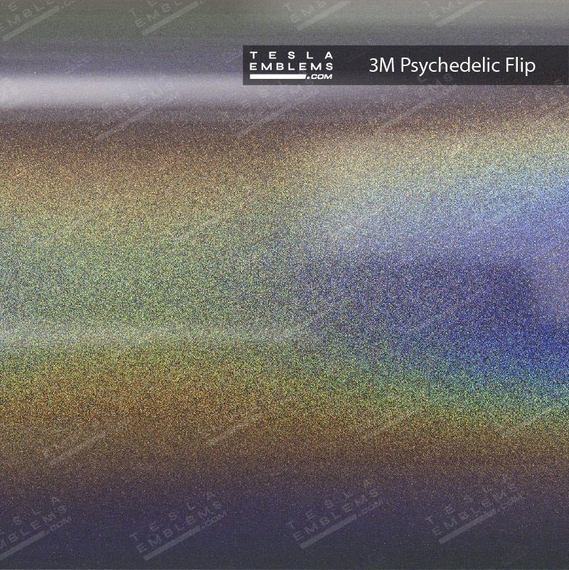 3M Satin Psychedelic Flip | Tesla Center Console Wrap Kit | Model Y ’19-20