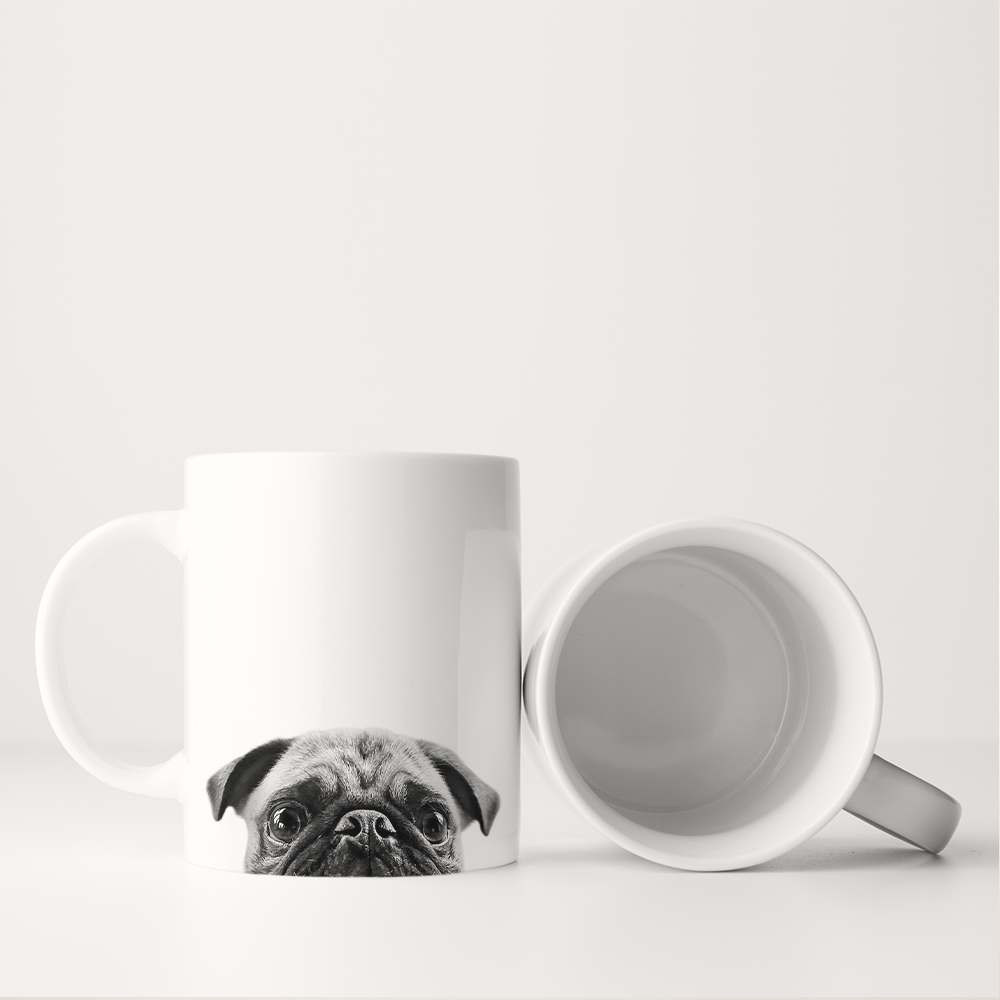 Peeking Pet Ready-Made Coffee Mug