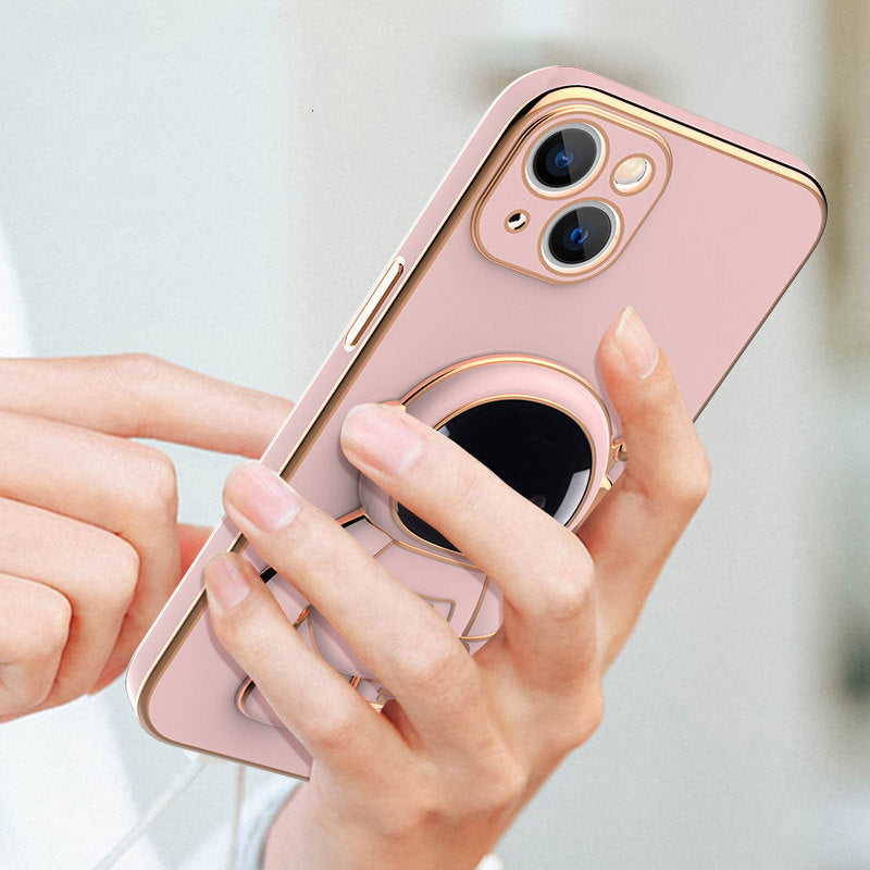 RAMODO 3D Astronaut Anti-Drop Electroplating Phone Case